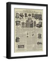 Page of Advertisements-null-Framed Giclee Print