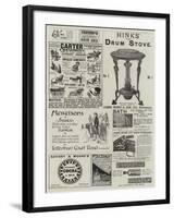 Page of Advertisements-null-Framed Giclee Print