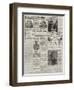 Page of Advertisements-null-Framed Giclee Print