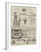 Page of Advertisements-null-Framed Giclee Print