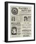 Page of Advertisements-null-Framed Giclee Print