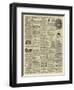 Page of Advertisements-null-Framed Giclee Print