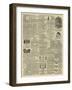 Page of Advertisements-null-Framed Giclee Print