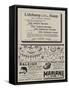 Page of Advertisements-null-Framed Stretched Canvas