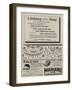 Page of Advertisements-null-Framed Giclee Print