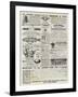 Page of Advertisements-null-Framed Giclee Print