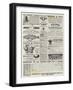 Page of Advertisements-null-Framed Giclee Print