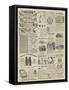 Page of Advertisements-null-Framed Stretched Canvas