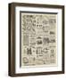 Page of Advertisements-null-Framed Giclee Print