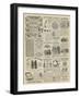 Page of Advertisements-null-Framed Giclee Print