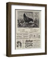 Page of Advertisements-null-Framed Giclee Print