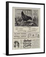 Page of Advertisements-null-Framed Giclee Print