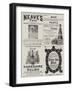 Page of Advertisements-null-Framed Giclee Print