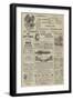 Page of Advertisements-null-Framed Giclee Print