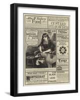 Page of Advertisements-null-Framed Giclee Print