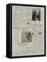 Page of Advertisements-null-Framed Stretched Canvas