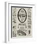 Page of Advertisements-null-Framed Giclee Print