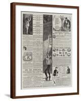 Page of Advertisements-null-Framed Giclee Print