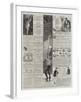 Page of Advertisements-null-Framed Giclee Print