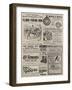 Page of Advertisements-null-Framed Giclee Print