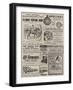 Page of Advertisements-null-Framed Giclee Print