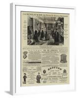 Page of Advertisements-null-Framed Giclee Print