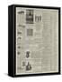 Page of Advertisements-null-Framed Stretched Canvas