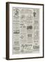 Page of Advertisements-null-Framed Giclee Print