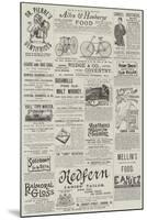 Page of Advertisements-null-Mounted Giclee Print