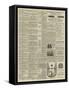 Page of Advertisements-null-Framed Stretched Canvas