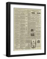 Page of Advertisements-null-Framed Giclee Print