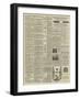 Page of Advertisements-null-Framed Giclee Print