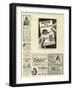 Page of Advertisements-null-Framed Giclee Print