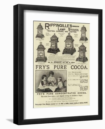 Page of Advertisements-null-Framed Giclee Print