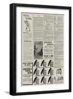 Page of Advertisements-null-Framed Giclee Print