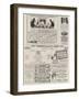 Page of Advertisements-null-Framed Giclee Print