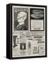 Page of Advertisements-null-Framed Stretched Canvas