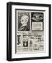 Page of Advertisements-null-Framed Giclee Print