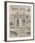 Page of Advertisements-null-Framed Giclee Print