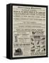 Page of Advertisements-null-Framed Stretched Canvas