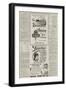 Page of Advertisements-null-Framed Giclee Print