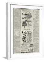 Page of Advertisements-null-Framed Giclee Print