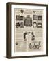 Page of Advertisements-null-Framed Giclee Print