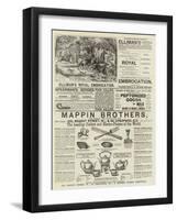 Page of Advertisements-null-Framed Giclee Print