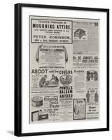 Page of Advertisements-null-Framed Giclee Print