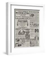 Page of Advertisements-null-Framed Giclee Print