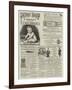 Page of Advertisements-null-Framed Giclee Print