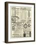 Page of Advertisements-null-Framed Giclee Print