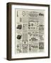 Page of Advertisements-null-Framed Giclee Print