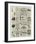 Page of Advertisements-null-Framed Giclee Print